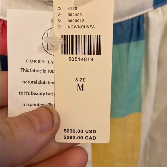 ANTHRO linen and lined skirt - Picture 4 of 6